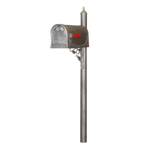 Floral Curbside Mailbox with Albion Mailbox Post - Special Lite Products