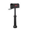 Floral Curbside Mailbox, Locking Insert and Bradford Mailbox Post - Special Lite Products