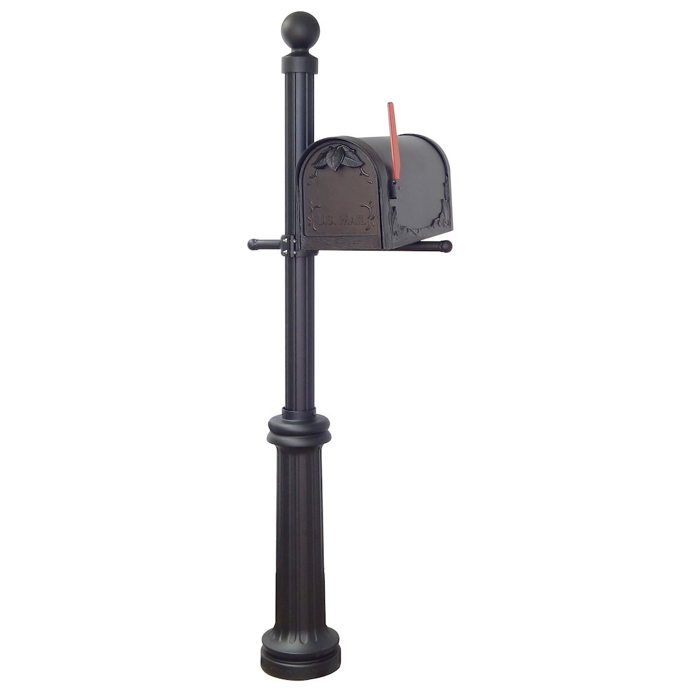 Floral Curbside Mailbox and Fresno Mailbox Post - Special Lite Products