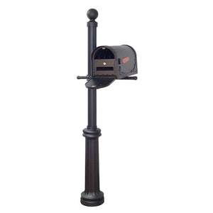 Floral Curbside Mailbox, Locking Insert and Fresno Mailbox Post - Special Lite Products