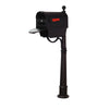 Floral Curbside Mailbox with Newspaper Tube - Special Lite Products