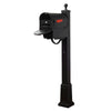 Floral Curbside Mailbox with Newspaper Tube - Special Lite Products