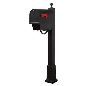 Titan Steel Curbside Mailbox with Newspaper Tube and Springfield Mailbox - Special Lite Products