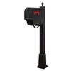 Titan Steel Curbside Mailbox with Newspaper Tube and Springfield Mailbox - Special Lite Products