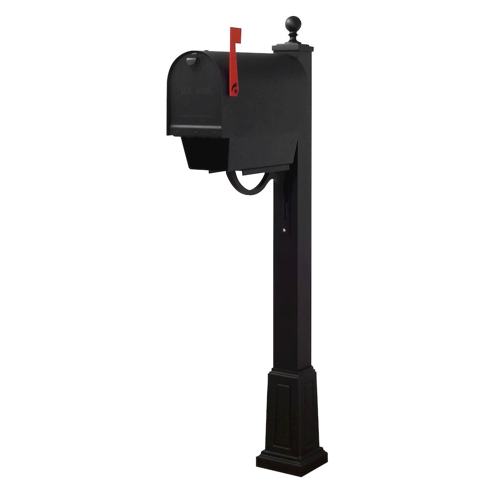 Titan Steel Curbside Mailbox with Newspaper Tube and Springfield Mailbox - Special Lite Products
