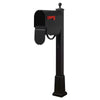 Titan Steel Curbside Mailbox with Newspaper Tube and Springfield Mailbox - Special Lite Products
