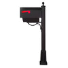 Titan Steel Curbside Mailbox with Newspaper Tube and Springfield Mailbox - Special Lite Products