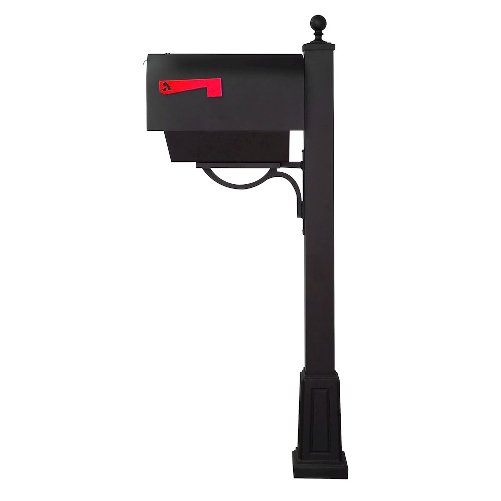 Titan Steel Curbside Mailbox with Newspaper Tube and Springfield Mailbox - Special Lite Products
