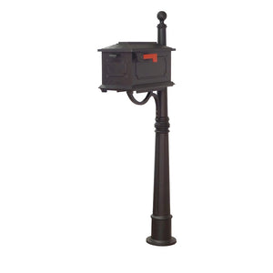 Kingston Curbside Mailbox and Ashland Decorative Aluminum Durable Mailbox Post - Special Lite Products