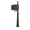 Kingston Curbside Mailbox and Ashland Decorative Aluminum Durable Mailbox Post - Special Lite Products
