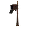 Kingston Curbside Mailbox and Ashland Decorative Aluminum Durable Mailbox Post - Special Lite Products