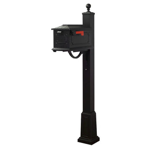 Kingston Curbside Mailbox and Springfield Mailbox Post with Base - Special Lite Products