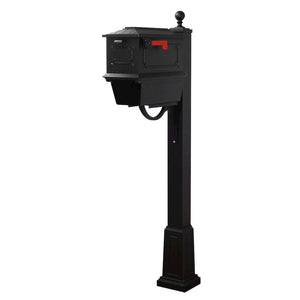 Kingston Curbside Mailbox with Newspaper Tube and Springfield Mailbox with Base - Special Lite Products