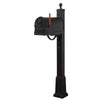 Savannah Curbside Mailbox and Springfield Mailbox Post with Base - Special Lite Products