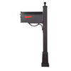Savannah Curbside Mailbox and Springfield Mailbox Post with Base - Special Lite Products