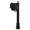 Savannah Curbside Mailbox with Newspaper Tube and Springfield Mailbox with Base - Special Lite Products