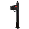 Traditional Curbside Mailbox and Springfield Mailbox Post with Base - Special Lite Products
