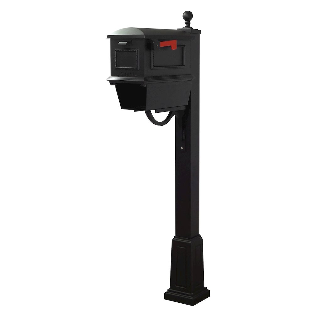 Traditional Curbside Mailbox with Newspaper Tube and Springfield Mailbox - Special Lite Products