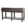 Rustic Style Console Table with Shelf and 2-Drawer Storage, Rustic Dark Grey - Best Quality Furniture