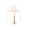 Two Tone Pull-chain Table Lamp - INK+IVY