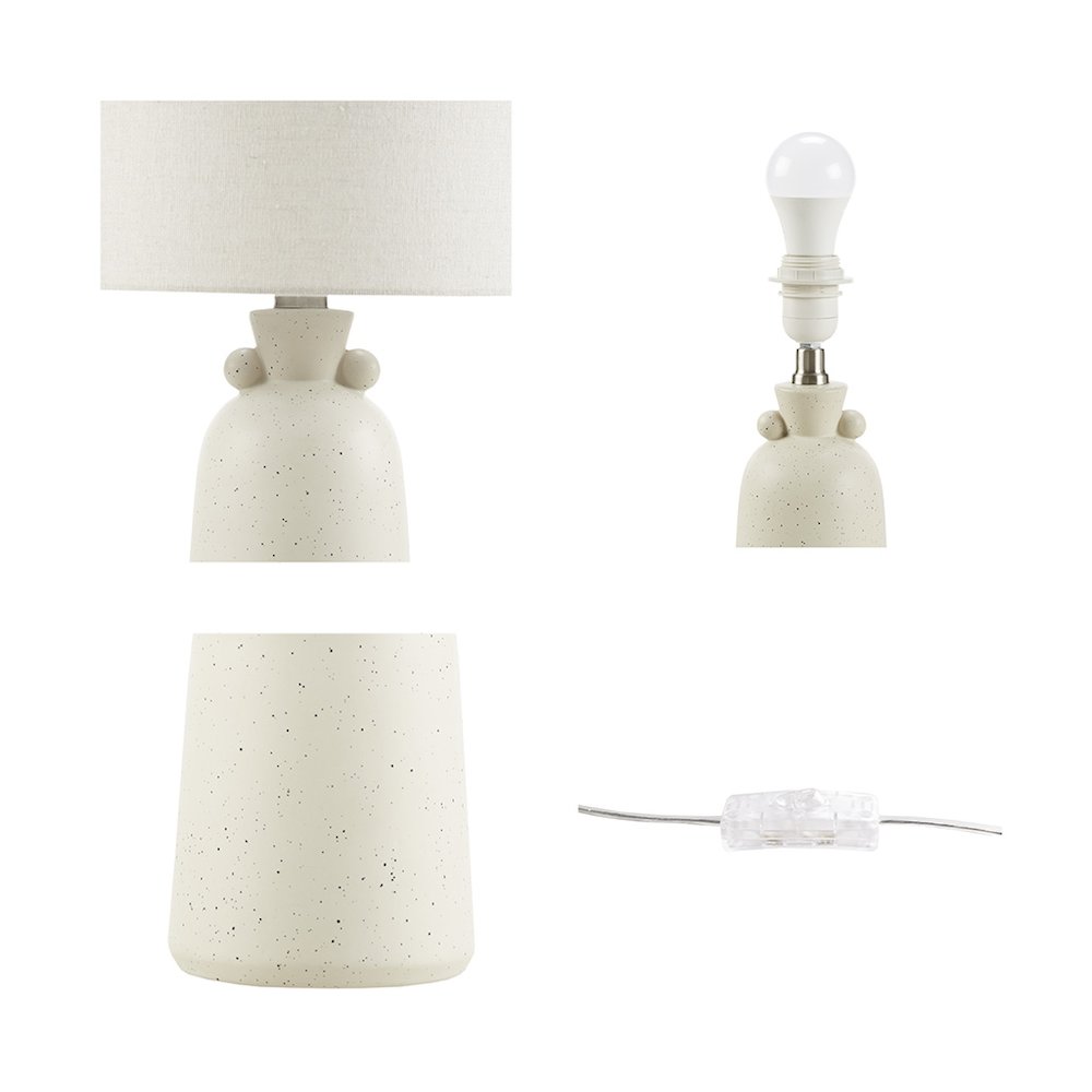 16'' Ceramic Table Lamp - INK+IVY