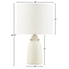 16'' Ceramic Table Lamp - INK+IVY