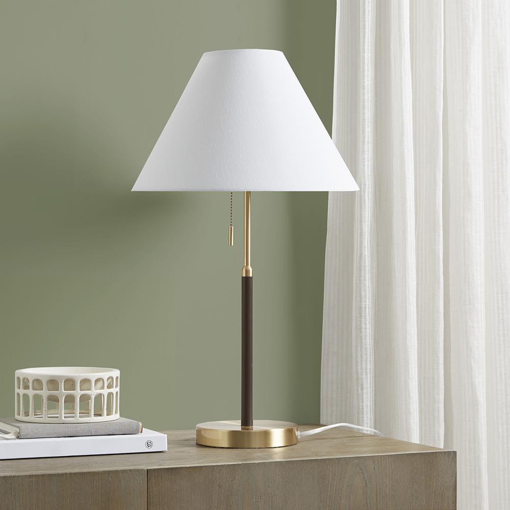 Two Tone Pull-chain Table Lamp - INK+IVY