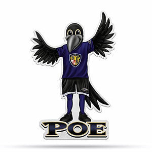 Baltimore Ravens Pennant Shape Cut Mascot Design Alternate - Special Order - Rico Industries