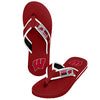 Wisconsin Badgers Flip Flop - Men Contour - (1 Pair) - XL -
