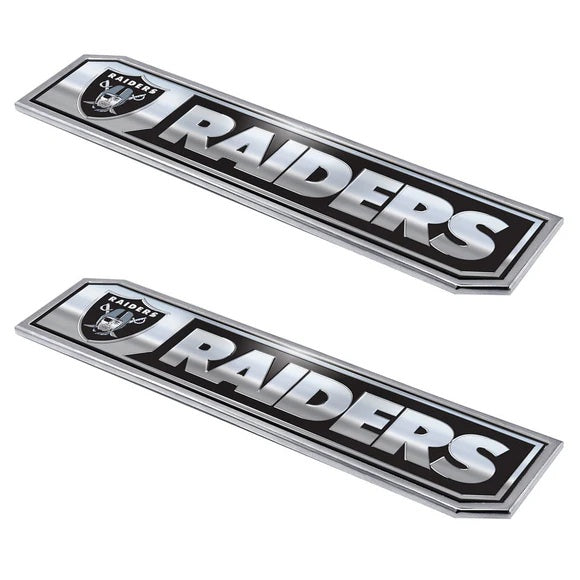 Las Vegas Raiders Auto Emblem Truck Edition 2 Pack - Logo Brands