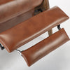 Solaris Wood Arm Push Back Recliner - Caramel - Comfort Pointe