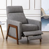Veneto Push Back Recliner in Performance Fabric - Ashen Grey - Comfort Pointe