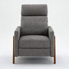 Veneto Push Back Recliner in Performance Fabric - Ashen Grey - Comfort Pointe