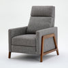 Veneto Push Back Recliner in Performance Fabric - Ashen Grey - Comfort Pointe