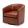 Tyler Swivel Arm Chair - Caramel - Comfort Pointe