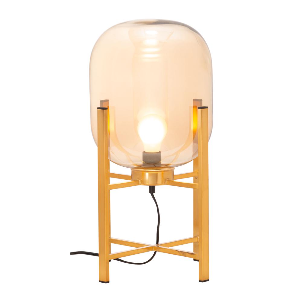 Wonderwall Table Lamp Gold - ZUO