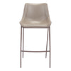 Magnus Barstool (Set of 2) Brown & Walnut - ZUO