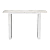 Atlas Console Table White & Silver - ZUO