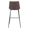 Byron Barstool Brown - ZUO