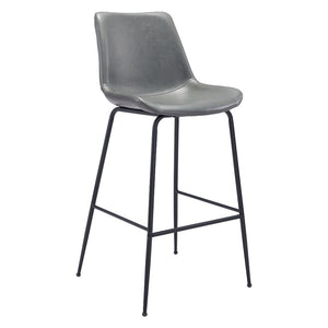 Byron Barstool Gray - ZUO