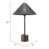 Cardo Table Lamp Bronze - ZUO