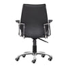Enterprise Low Back Office Chair Black - ZUO