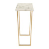 Atlas Console Table White & Gold - ZUO