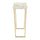 Atlas Console Table White & Gold - ZUO
