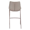 Magnus Barstool (Set of 2) Brown & Walnut - ZUO