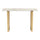 Atlas Console Table White & Gold - ZUO