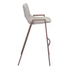 Desi Barstool (Set of 2) Beige & Walnut - ZUO