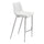Magnus Barstool (Set of 2) White & Silver - ZUO