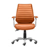 Enterprise Low Back Office Chair Terracotta - ZUO