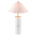 Ciara Table Lamp Beige & White - ZUO